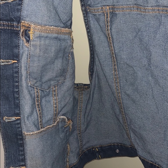 COPY - Fitted Button-Font Jean Vest for Girls - Picture 3 of 4